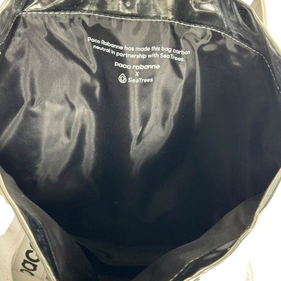 Paco Rabanne X SeaTrees Space Age Silver tote Bag chrome look - Picture 4 of 8